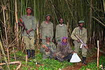 Park rangers at Virunga National Park, Democratic Republic of the Congo, January 2012.