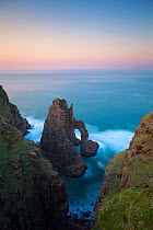 Cathedral rock at sunrise. Pondoland, Eastern Cape, South Africa. June 2012.