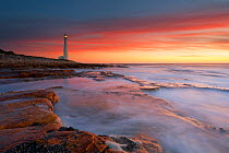 Lighthouse at sunset. Kommetjie, Cape Town, South Africa. November 2008.