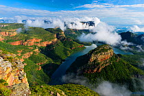 Summer morning over Blyde River Canyon. Mpumalanga, South Africa. March 2012. Non-ex.