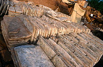 Rock salt from the north of Mali, for sale at Mopti market. Mali, 2005-2006.