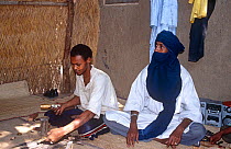 Tuareg jewellers working. N'Djamena, Chad, 2002-2003.