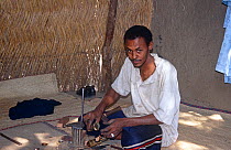 Tuareg jewellers working,  N'Djamena, Chad, 2002-2003.
