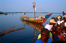 Passenger boat and cargo service to Port Loko. Sierra Leone, 2004-2005.