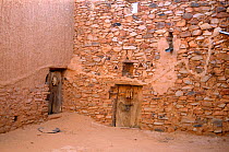 Ancient library court yard, Chinguetti, Mauritania, 2005.