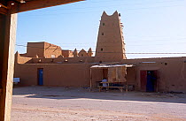 Ancient mosque built from mud. Agadez, Niger, 2005.