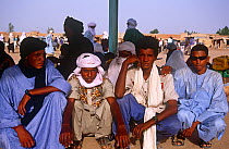 Young Tuareg cattle owners at market, Agadez, Niger, 2005.