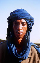 Portrait of Peul / Fula man at Ngarawal, Niger, 2005.