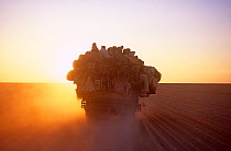 West African refugees travelling north to Libya across the Sahara and then onto Europe. Niger, 2005.