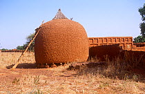 Grain silo in Hausa village, Niger, 2004.