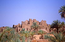 Ancient abandoned fort citadel at Segedine , northern Niger, 2005.