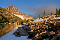 Snowy Lakes Basin, North Cascades area of the Okanogan Wenatchee National Forest, Washington, USA, July 2014.