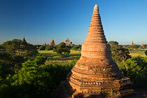 Spire of one of the Temples of Bagan, Myanmar, November 2012.