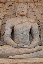 Buddha carving at Gal Vihara rock temple, Polonnaruwa, Sri Lanka.