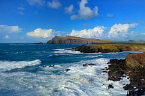 View of Sybil Head Dingle Peninsula from An Ghraig, Dingle Peninsula, County Kerry, Republic of Ireland. November 2013.