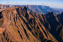Aerial view of  Drakensberg Mountains, South Africa, May 2011.