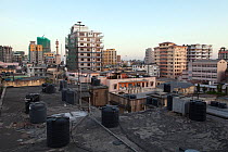 Dar es Salaam rooftop skyline, Tanzania, October 2012.