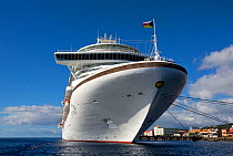 Transatlantic cruise boat, Dominica, Caribbean Sea, Atlantic Ocean, January 2013.