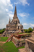 Wat Phra Samphet temple in Ayutthaya,Thailand, September 2014.