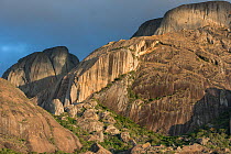 Mountainous landscape at Anjaha Community Conservation Site, near Ambalavao, Madagascar.