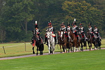 The Honourable Artillery Company, the second oldest military organisation in the world, parades for its annual review at Guards Polo Club, Smith Lawn, in Windsor Great Park, United Kingdom. October 20...