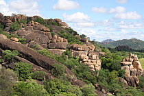 Landscape of Matobo Hills, Zimbabwe. January 2011.