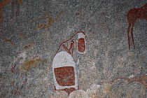 San rock paintings, Matobo Hills, Zimbabwe. January 2011.