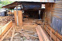 Wood workshop, Central Kalimantan, Indonesian Borneo. June 2010.