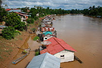Kapuas River,  Singkawang,  West Kalimantan, Indonesia Borneo. June 2010.