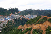 Site of dam construction, Sabah, Malaysian Borneo. July 2010.