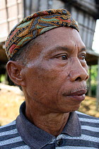 Local village chief, Southern Kalimantan, Indonesian Borneo. August 2010.