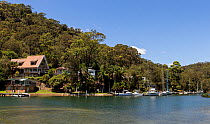 Beach houses along the coast, New South Wales, Australia, November 2012.