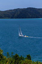 Sailing off Hamilton Island, Whitsunday Islands, Queensland, Australia. November 2012.