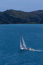 Sailing off Hamilton Island, Whitsunday Islands, Queensland, Australia. November 2012.