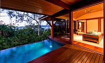Accommodation at the Qualia resort on Hamilton Island, Queensland, Australia. November 2012.