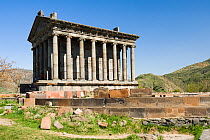 Temple of Garni, reconstructed Hellenistic temple, Armenia, May.