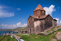 Sevanavank Monastery at Lake Sevan, Armenia, May.