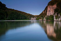Danube Canyon, near Weltenburg, Kelheim, Bavaria, Germany, September.