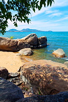 Shore of Lake Malawi, Senga Bay, Malawi. November 2012