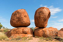 Devils marbles, granite boulders formed millions of years ago, Devils Marbles Conservation Reserve, Northern Territory, Australia.