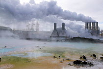 Geothermal plant, Reykjanes peninsula, Iceland. August 2003.