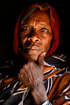 Elderly woman of Borona ethnicity. Ethiopia, November 2014