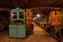 Interior of Branco Cotar Winery, Green Karst, Slovenia, October 2014.