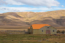Shearing shed, Eastancia Rio de los Chinas, Patagonia, Chile, March 2015.
