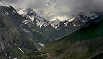 Pass across Gissarsky Range in Pamir-Alai Mountians,  Tajikistan. May 2015.