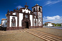 Church of Our Lady of Purification or Candlemas (Nossa Senhora da Purificacao), built in the 16th Century. Santo Espirito, Santa Maria Island, Azores, Portugal, Atlantic Ocean, August 2014.