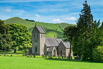 Church of the Holy Cross, Ilam Village, Peak District National Park, Derbyshire, England, UK, July 2015.