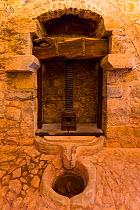 Window in Le Thoronet Abbey / L'Abbaye du Thoronet, Var Department, Provence, France, July 2015.