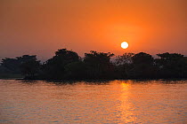 Sunrise on Lake Tana Biosphere Reserve, Ethiopia. December 2013.