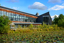 Cornell Lab of Ornithology headquarters, Sapsucker Woods, New York, USA, September 2012.